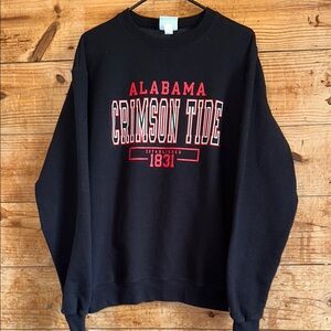 Alabama Crimson Tide Black Sweater Champion
